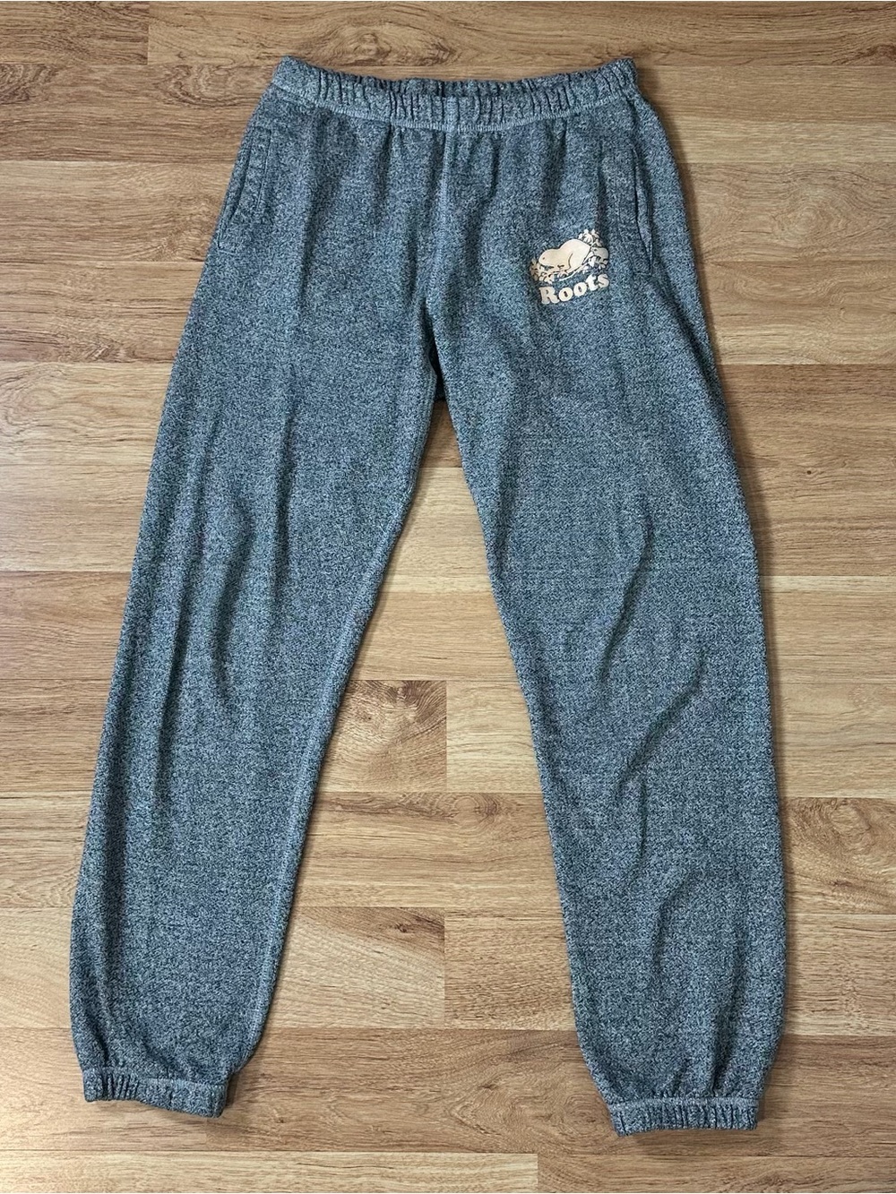Roots Original Terry Knit Ankle Sweat Jogger Pants Women Size Small